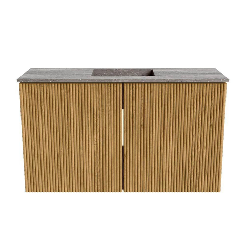 Mondiaz JOYA-DLUX 70cm toiletmeubel - kleur Oak - Wastafel FAYE positie Midden 1 kraangat kleur Oza. SW1424107