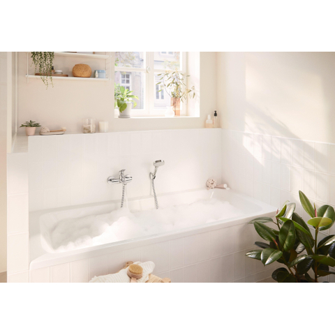 Hansgrohe Rebris s Eengreeps badmengkraan - opbouw - met 2 flow rates - mat zwart SW803028