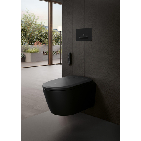 Villeroy & Boch Viconnect bedieningsplaat supreo - 260x153x117mm - zwart SW1387251