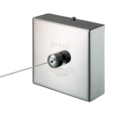 Geesa Hotel Corde à linge extensible Carrée Max. 235 cm Inox SW490372