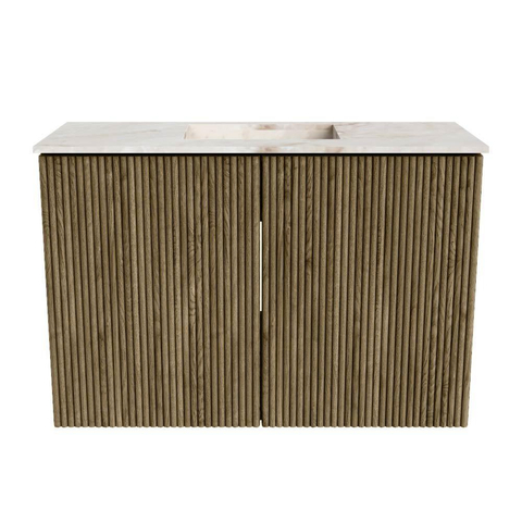 Mondiaz JOYA-DLUX 60cm meuble de salle de bains - couleur Dusk - Vasque FAYE position Milieu 1 trou de robinet couleur Frappe. SW1426217