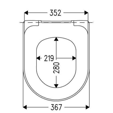 Plieger Spring closetzitting wit 0752177