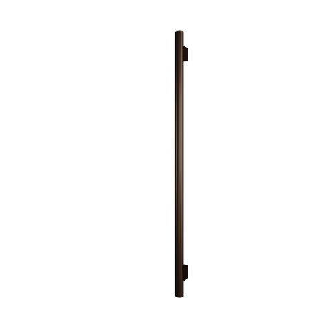 Hotbath &MORE Handdoekradiator - 5x115cm - rond - met geintergreerde schakelaar - verticaal - tuscan bronze (brons) SW1245718