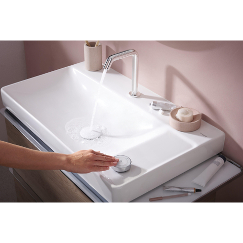 Hansgrohe Tecturis s 2-gats wastafelkraan - 150 - coolstart - met waste - hoogglans chroom SW918766