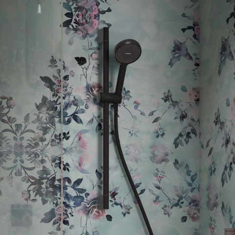 Hansgrohe Activera Select S glijstangset - 90cm - mat zwart SW1566670