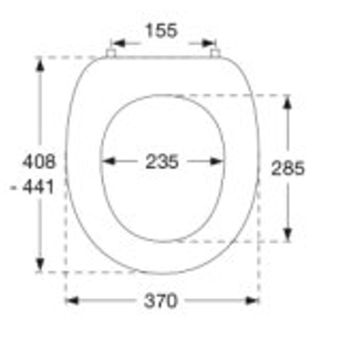 Pressalit 2000 closetzitting met RVS univerticalscharnier UN3 manhattan 0752692