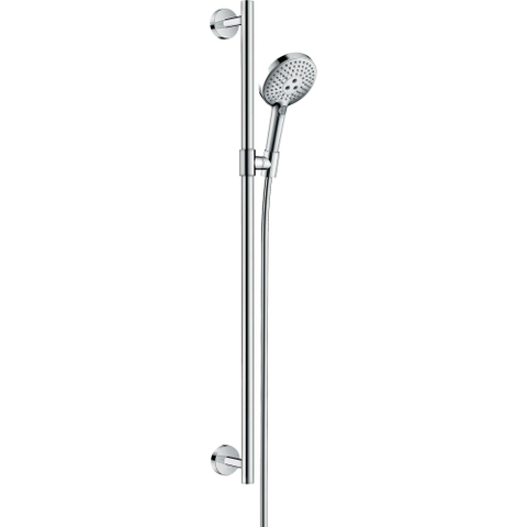 Hansgrohe Raindance Select S Doucheset - 120 - 3jet - met Unica S Puro - glijstang 90cm - hoogglans chroom SW66604