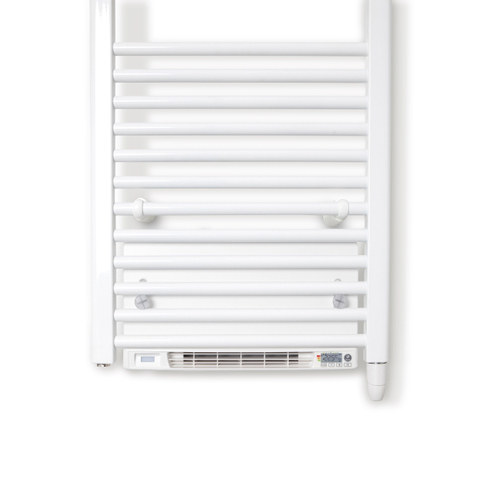 Stelrad Dahlia E-Vento Radiateur électrique - 180x50cm - 1950 watts - avec soufflerie - blanc brillant SW789940