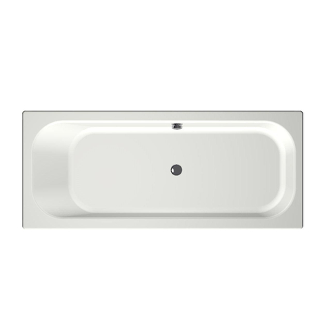 Xenz Aruba Baignoire - 190x80x48 - bonde Centrale - acrylique - blanc mat SW103137