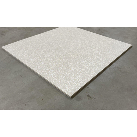 Terravito Lavena carrelage sol et mur - 60x60cm - 10mm - rectifié - R10 - terrazzo - caolino mat (beige) SW405198