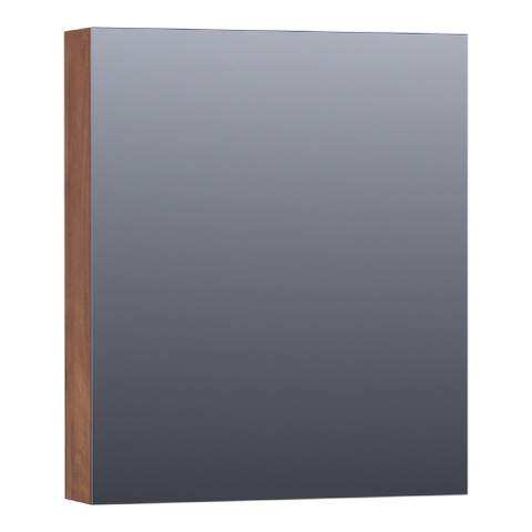 Saniclass Plain Spiegelkast - 60x70x15cm - 1 rechtsdraaiende spiegeldeur - MFC - viking shield SW393028