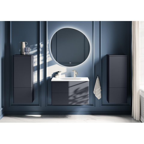 Villeroy & Boch Antao 1 greeps wastafelkraan - 173mm - met push open afvoergarnituur - Brushed Nickel (rvs) SW974163