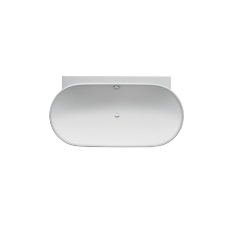 Duravit Quadroval badafvoer en overloopcombinatie - met waste - hoogglans chroom 0313535