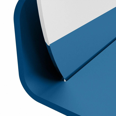 Mondiaz SPOT miroir – Ø 50 cm – avec tablette – Jeans (bleu) SW1235543