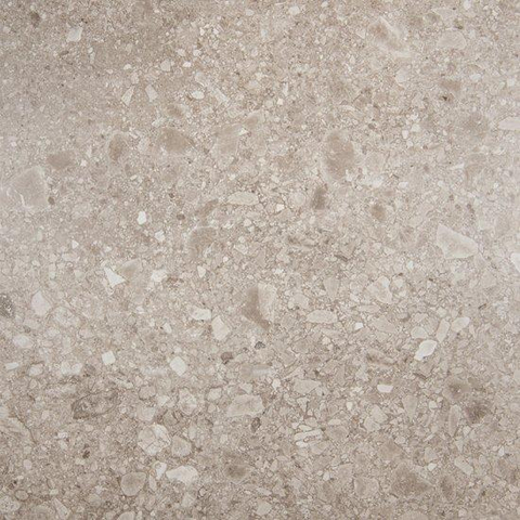 Vtwonen Composite vloer- en wandtegel - 120x120cm - 9mm - gerectificeerd - terrazzo - mat dark grey (grijs) SW496967