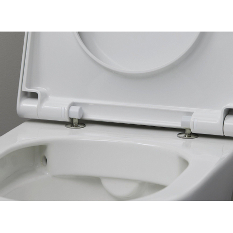 Duravit D-neo Wandcloset - diepspoel - rimless - met verdekte bevestiging - 37x54x40cm - glans wit SW640491