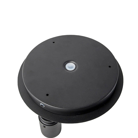 QAZQA Ducha plafonnier de salle de bains - 25x25cm - 3 spots - IP44 - noir mat SW1187202