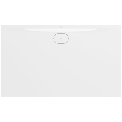 Villeroy & Boch Ecora douchebak - 150x90x3.5cm - afvoer lange zijde - white alpine (wit) SW1558966