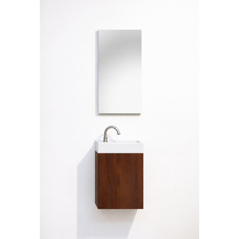 GO by Van Marcke Vikos fonteinset - 40cm - deur links - kraangat links - walnut afterglow SW1603310