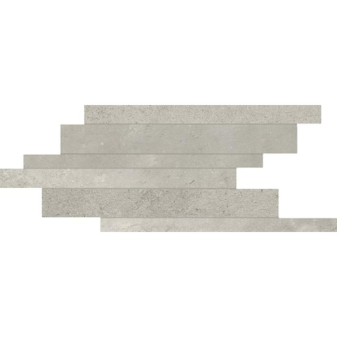Ceralto Tivoli Accent Carreau mosaïque - 20.7x39.7cm - 9.0mm - rectifié - gris clair SW1175043