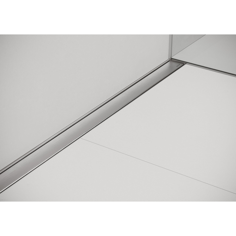Easy Drain Compact Clean 30 Caniveau de douche - montage mural - dryphon - 100 cm - inox brossé SW452889