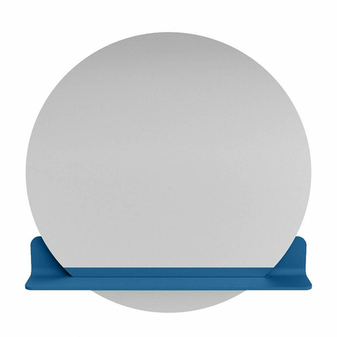 Mondiaz SPOT spiegel – Ø80 cm – met planchet – Jeans (blauw) SW1235545