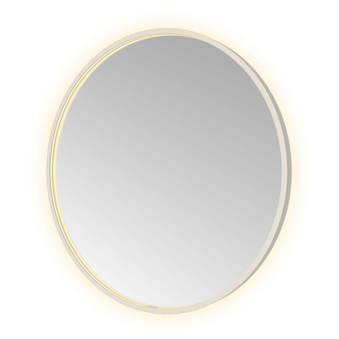 Hotbath &MORE Spiegel Round - diameter 80cm - direct en indirect LED - spiegelverwarming - dimbaar - met afstandsbediening - geborsteld RVS 316 SW1245871