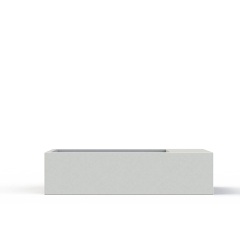 Arcqua Crosstone Lisa lavabo 36x18x9cm solid surface mat blanc SW538266