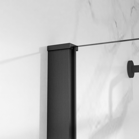 FugaFlow Eccelente Vetro Cabine de douche - 90x120x200 - Profil en verre de sécurité - anti-calcaire - Gunmetal brossé PVD SW1451291