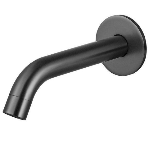 Fortifura Calvi uitloop - baduitloop - G1/2 - inkortbaar - met rozet - PVD - geborsteld gunmetal (antraciet) SW878851