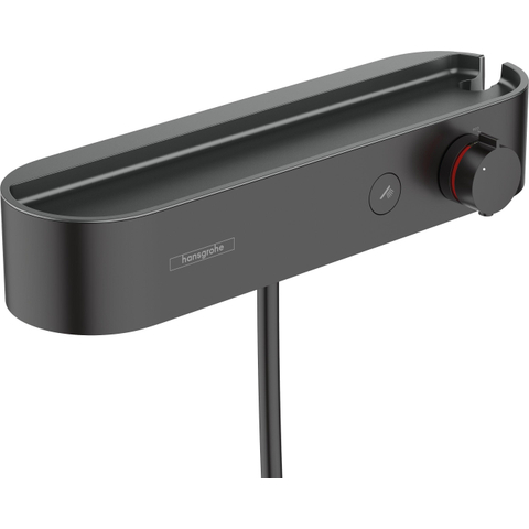 Hansgrohe Showertablet select Pulsify - select douche - thermostaat - met showertablet - 40cm - mat zwart SW651083