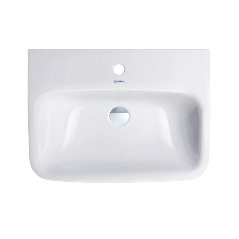 Duravit Durastyle Med wastafel - zonder overloop - met kraangat - 60x44cm - wit SW54109
