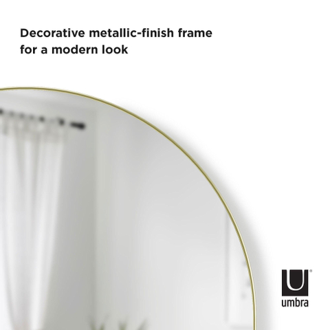 Umbra Hubba Spiegel 3x87x92cm goud SHOWROOMMODEL SHOW25463