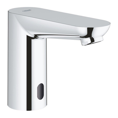 GROHE Euroeco Cosmopolitan E waterbesparende wastafelkraan infrarood zonder menging met trafo 230V chroom OUTLETSTORE STORE44692
