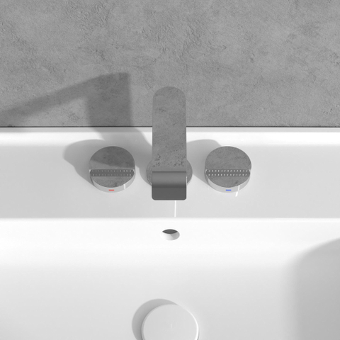 Villeroy & Boch Dawn wastafeluitloop set - zonder pop up afvoergarnituur - wandmontage afbouwdeel - hoogglans chroom SW974306