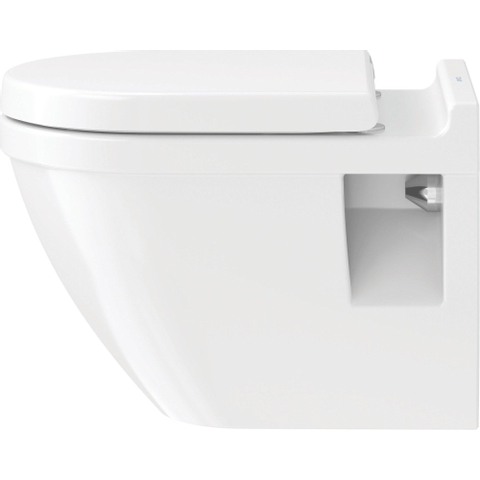 Duravit Starck 3 WC suspendu – double chasse 4,5/3 litres – profondeur 54 cm – blanc brillant 0314714