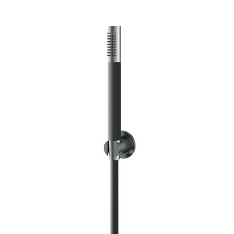 Hotbath Archie Wandsteun - met gewapende doucheslang - 150cm en handdouche AR350 - mat RVS 316 SW230358