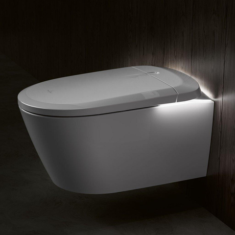 Villeroy & Boch Viclean douche wc - 61.2cm directflush ovaal CeramicPlus - spoelrandloos - White Alpine (wit) SW1387007