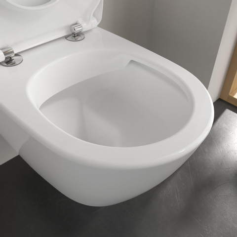 Villeroy & Boch Subway 2.0 WC suspendu sans bride avec abattant Slimseat softclose et quick release blanc GA59209