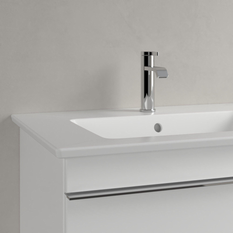 Villeroy & Boch Venticello lavabo - 130x50x17cm - 2 vasques - stone blanc mat SW209619