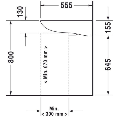 Duravit D-code - D-Code - Vital - wastafel - met overloop - met kraanvlak - 600x550 mm - wit - barriërevrij - wit 0295860