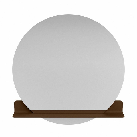 Mondiaz SPOT miroir – Ø 100 cm – avec tablette – Rust (brun) SW1235605