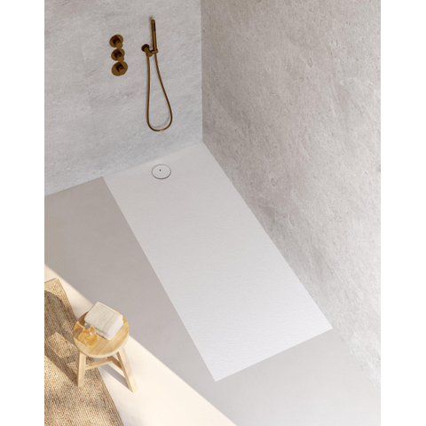 Riho Nuvia Receveur de douche - 180x80cm - antibactérien - purite - blanc mat SW1585335
