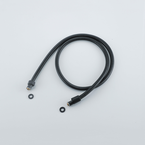 Adema Sparkle 2.0 Doucheslang - 150cm - metaal - mat zwart SW1447079