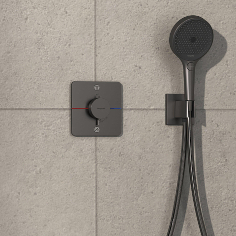 Hansgrohe Showerselect comfort q Thermostaat - inbouw - 2 functies - zwart chroom SW918159