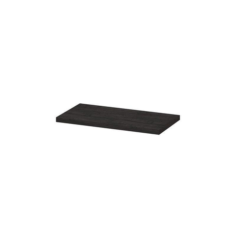 INK Topdeck Wastafelblad - 90x45x3.5cm - tbv onderkast - MFC - Houtskool eiken SW439422