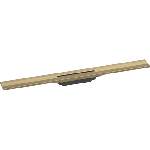 Hansgrohe RainDrain Flex Douchegoot - 80cm - inkortbaar - wandmontage - brushed bronze SW1590358