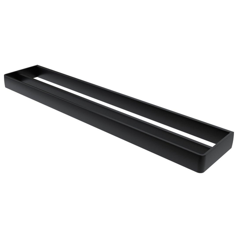 Haceka Aline Porte-serviettes - 60cm - double - noir mat SW653997