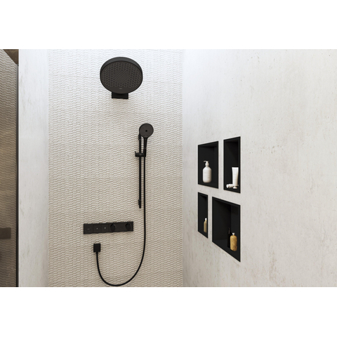 Hansgrohe RainFinity 130 - 3jet - handdouche - mat zwart SW451537
