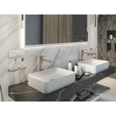 Hansgrohe AddStoris Q handdoekhaak enkel - geborsteld brons SW651264